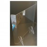 Protecteur plexi coronavirus - 2 plis, épaisseur 3mm: H900xL550mm