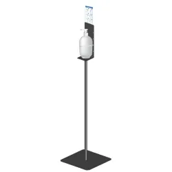 Borne support de gel hydro-alcoolique