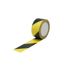 Adhésif de marquage au sol - Noir et Jaune - lg 50 mm x LG 33