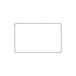 Cartes en papier cartonné Blanc - 54 x 86 mm - C2511 - par 200