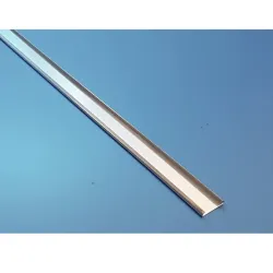5 Glissières porte-étiquettes pliés en aluminium - lg 1000 mm -