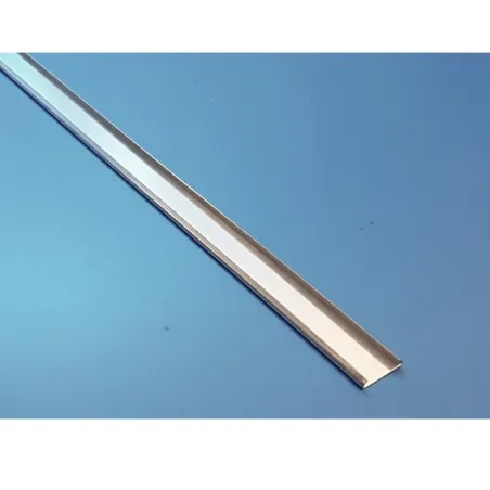 5 Glissières porte-étiquettes pliés en aluminium - lg 1000 mm -