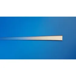5 Glissières porte-étiquettes pliés en aluminium - lg 1000 mm -