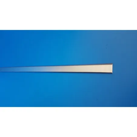 5 Glissières porte-étiquettes pliés en aluminium - lg 1000 mm -