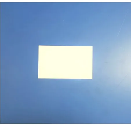 500 Étiquettes neutres - carton plastifié blanc - Ht 55 x lg 90