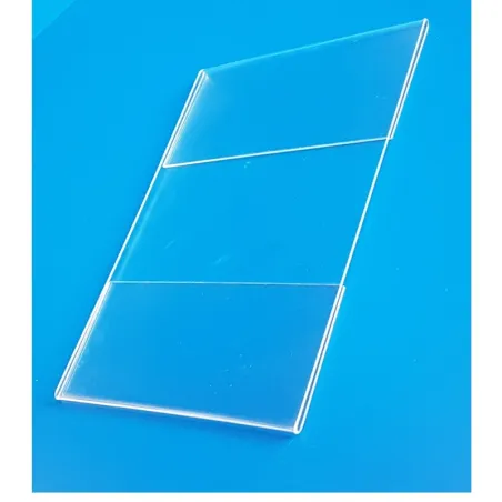 5 Supports plexi format A4 - vertical mural - adhésif