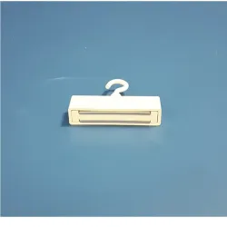 10 aimants rectangles avec crochet - Blanc - Force 6 kg