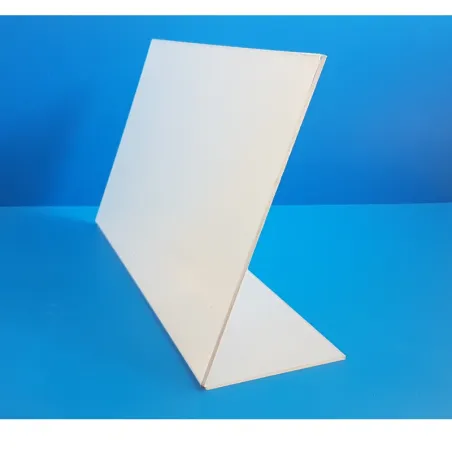 Protecteur survitrine plexi - pare-haleine - base 200 x Ht 400
