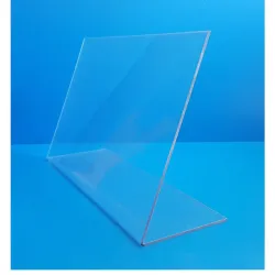Protecteur survitrine plexi - pare-haleine - base 200 x Ht 400