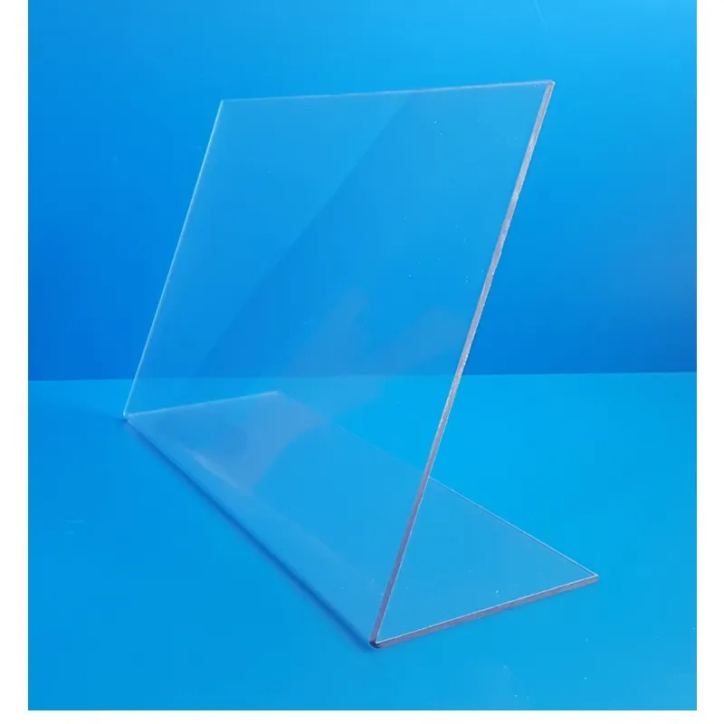 Protecteur survitrine plexi - pare-haleine - base 200 x Ht 400