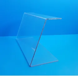 Protecteur survitrine plexi - base 200 x Ht 300 x retour 100 mm