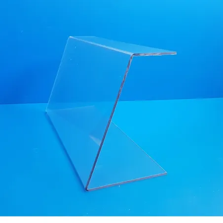 Protecteur survitrine plexi - base 200 x Ht 300 x retour 100 mm