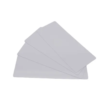 Cartes PVC Blanc brillant longues 50 x 120 mm - Edikio Flex -