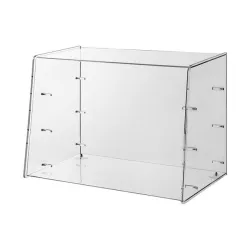 Protecteur plexi à 3 étages - base 340 x ht 435 mm - lg 638 mm