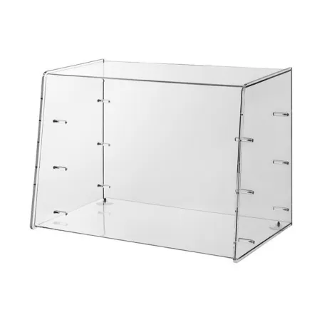 Protecteur plexi à 3 étages - base 340 x ht 435 mm - lg 638 mm
