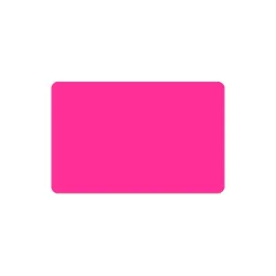 Cartes PVC Rose Fluo brillant - 54 x 86 mm - par 100 ou 300 ex