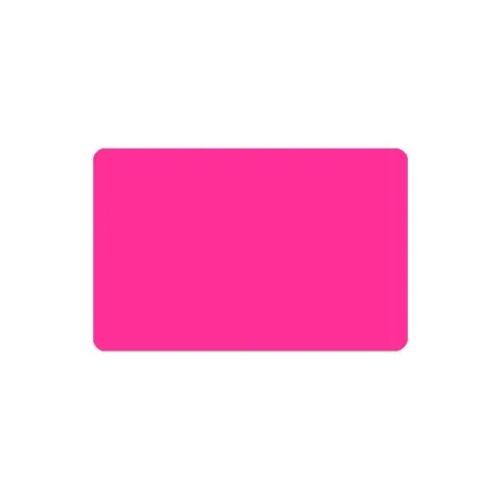 Cartes PVC Rose Fluo brillant - 54 x 86 mm - par 100 ou 300 ex
