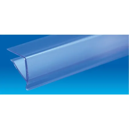 Profil monobloc porte-étiquettes pince tablette verre - qualité