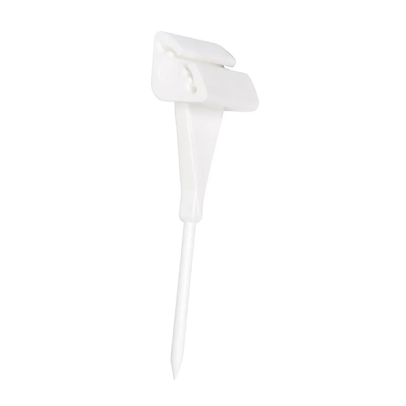 25 Piques prix PVC blanc 2 positions - AC000001