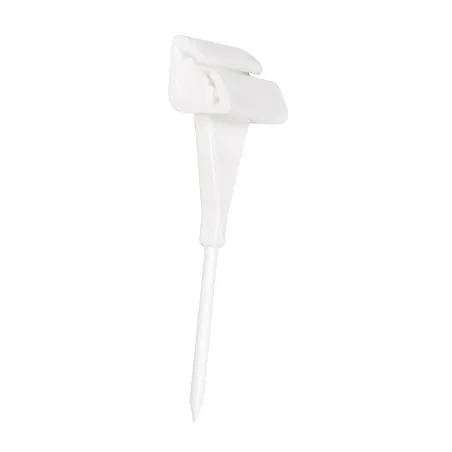 25 Piques prix PVC blanc 2 positions - AC000001