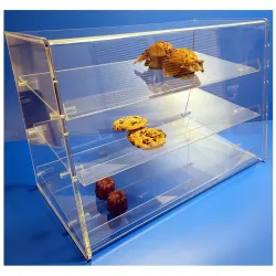 Protecteur plexi à 3 étages - base 340 x ht 435 mm - lg 638 mm