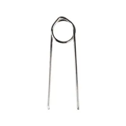 25 Piques prix inox double à anneau Ht 50 mm - Antirotation