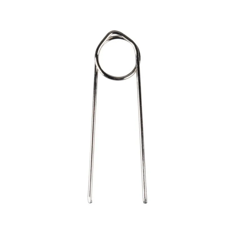 25 Piques prix inox double à anneau Ht 50 mm - Antirotation