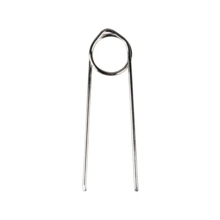 25 Piques prix inox double à anneau Ht 50 mm - Antirotation
