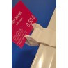 25 Supports étiquettes - CLIP pvc pince plat multiangle - Blanc