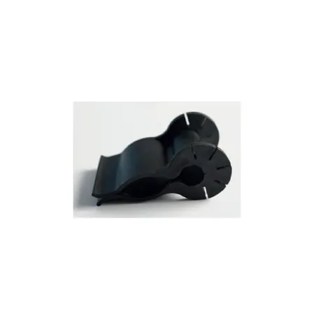 25 clips pvc pince plat multi-angle Noir ou Blanc