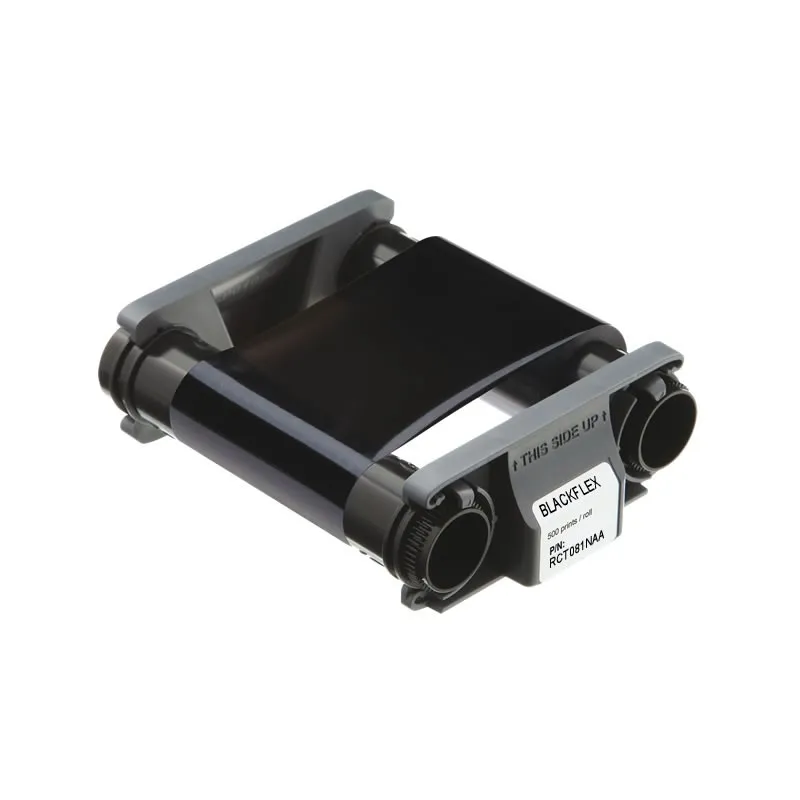 Ruban NOIR blackflex - 500 faces - Evolis Edikio ACCESS pour