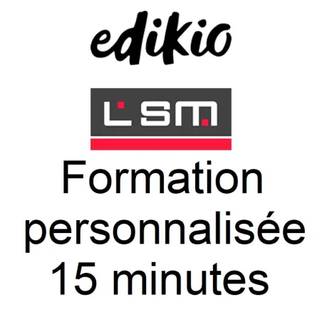 Formation personnalisée Edikio à distance - 15 minutes