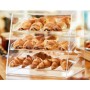Vitrine plexi à 3 plateaux inclus - base 350  x ht 480 mm - lg 420 mm