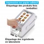 DLCBOX LSM - Imprimante d'étiquettes sur papier adhésif pour ingrédients et produits finis