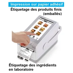 DLCBOX LSM - Imprimante d'étiquettes sur papier adhésif pour