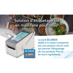 DLCBOX LSM - Imprimante d'étiquettes sur papier adhésif pour