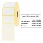 Etiquettes INGREDIENTS - papier adhésif permanent lg 38 x ht 25 mm