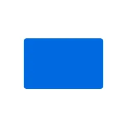 Cartes PVC Bleu Roy brillant - 54 x 86 - par 100 ou 300 ex