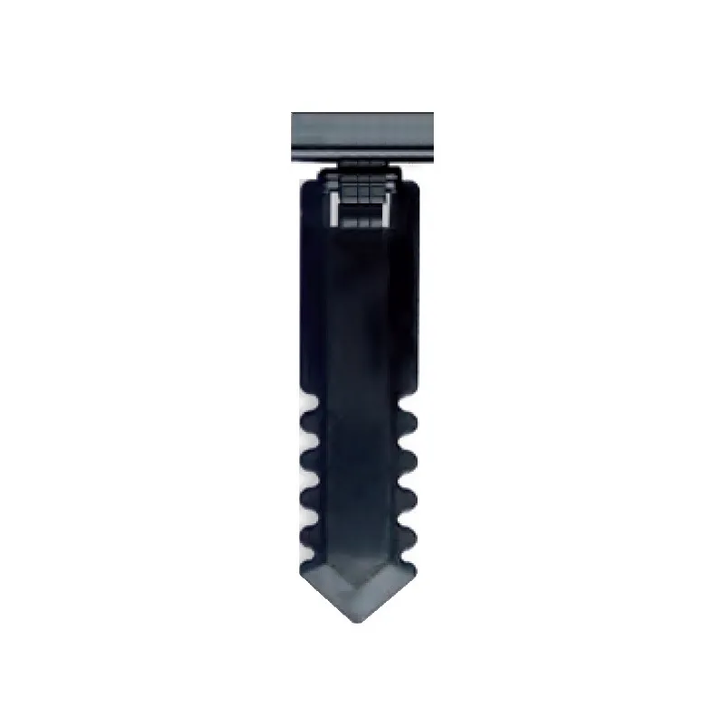 25 Piques à glace PVC noir - Ht 110 mm