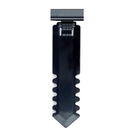 25 Piques à glace PVC noir - Ht 110 mm