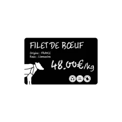 Cartes rPETG recyclé Noir mat 54 x 86 mm - C3501- par 200 ou