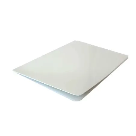 Cartes adhésives pvc Blanc brillant 54 x 86 mm - par 100 ou 500