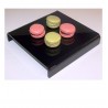5 Bases plex noires - LG 180 x lg 150 x ht 30 mm