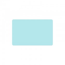 Cartes PVC Bleu clair brillant - 54 x 86  - par 100 ou 300 ex