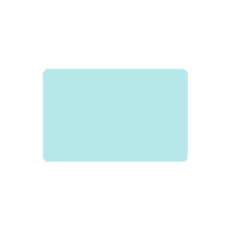 Cartes PVC Bleu clair brillant - 54 x 86 - par 100 ou 300 ex