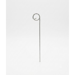 20 Piques prix métal anneau désaxé - Ht 155 mm